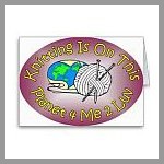 Knitting Is Circular Card