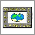 My Dad Iz Quadrant Card