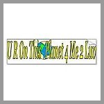 U R Grounded Bumper Sticer