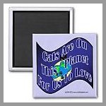 Cats Are Kinetic Refrigerator Magnet