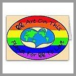 Lesbians Are Circular Greeting Cards