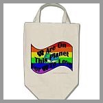 Lesbians Are Kinetic Grocery Tote