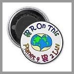 Lesbians R Circular Magnet